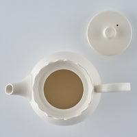 暮縞　フルールシリーズ　ポット　白