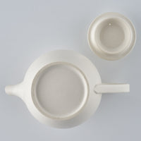 暮縞　フルールシリーズ　ポット　白