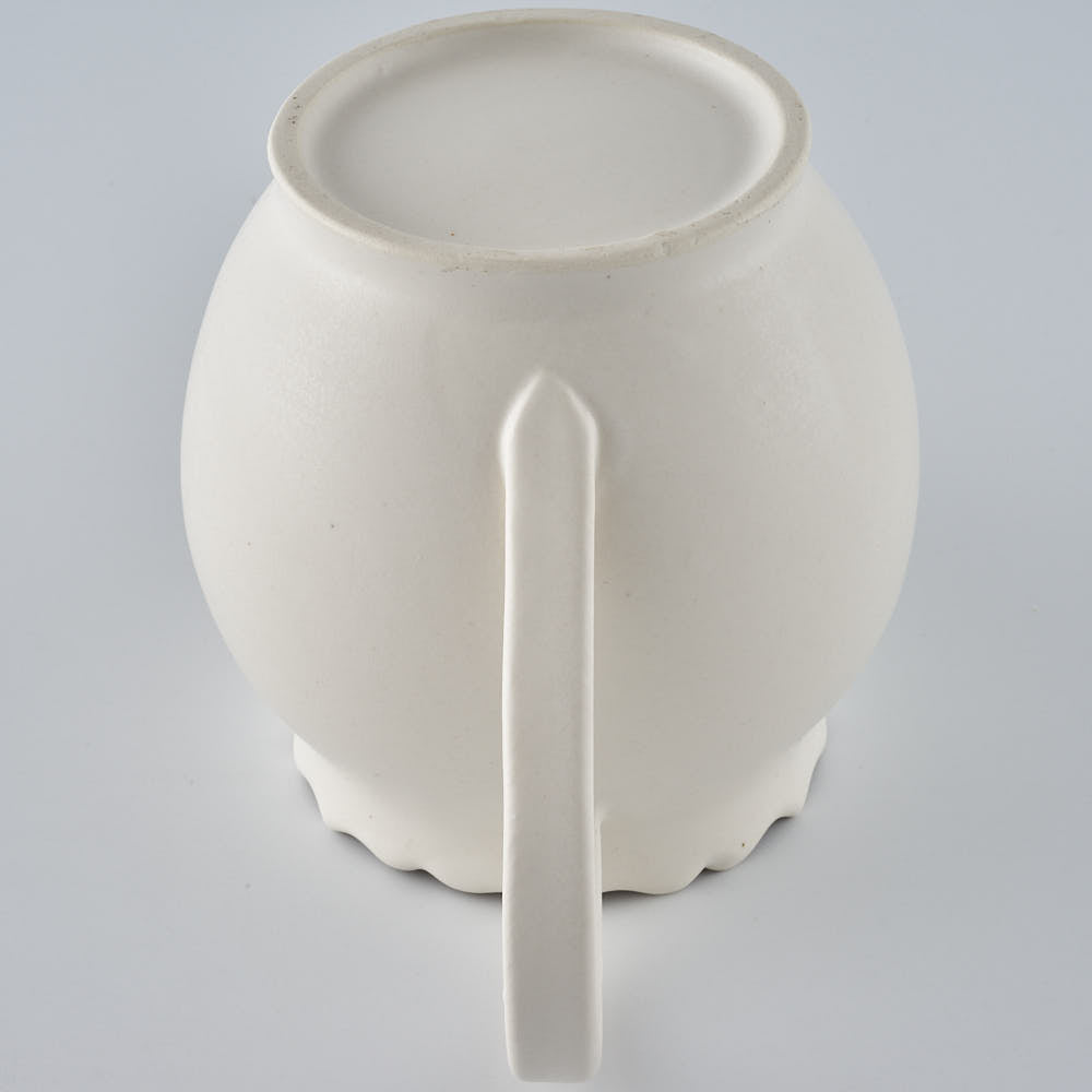 暮縞　フルールシリーズ　ポット　白