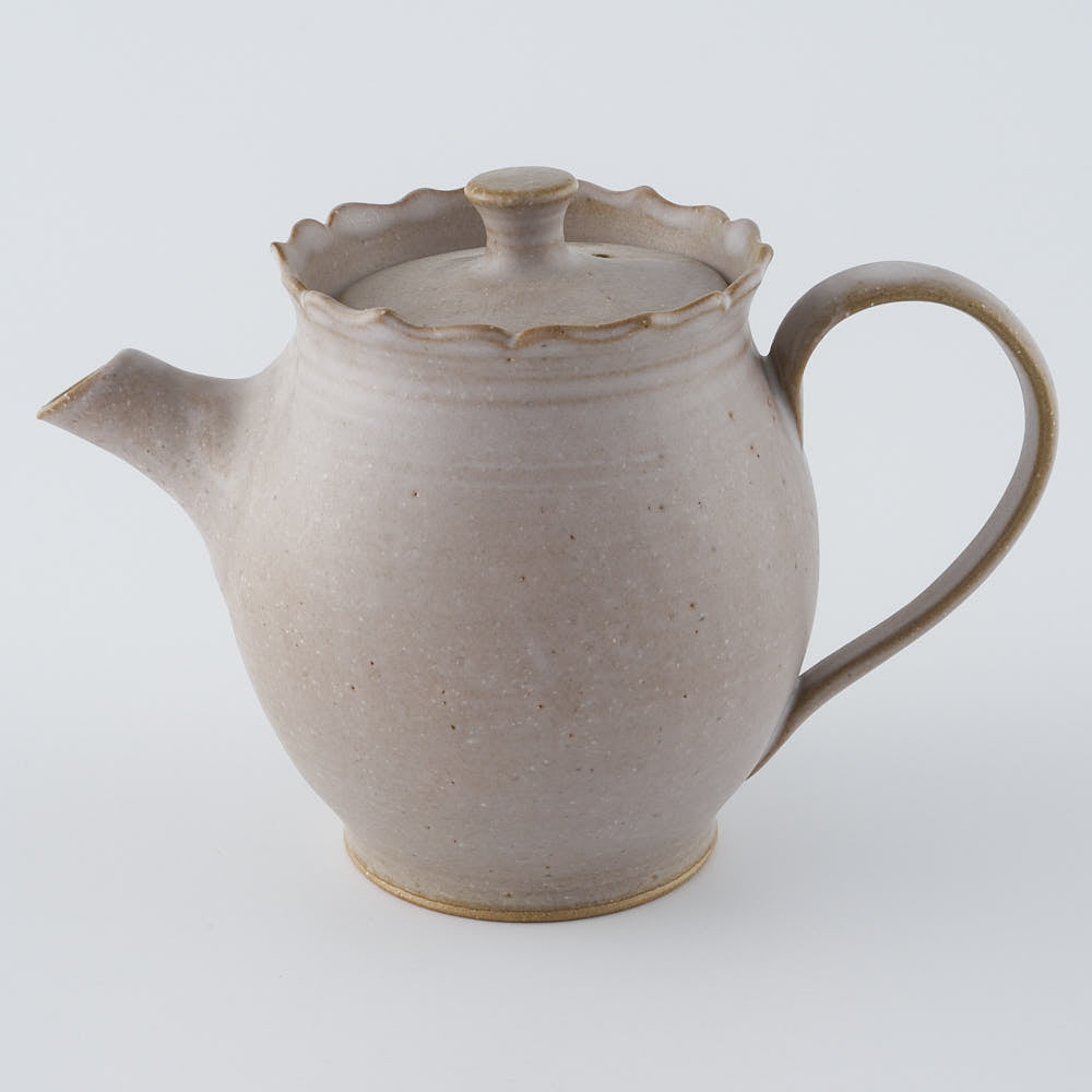 暮縞　フルールシリーズ　ポット　ライトグレー