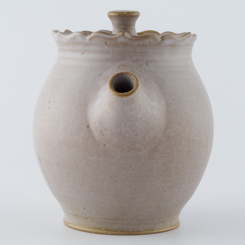 暮縞　フルールシリーズ　ポット　ライトグレー