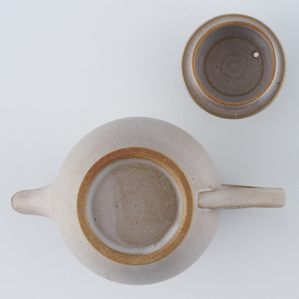 暮縞　フルールシリーズ　ポット　ライトグレー