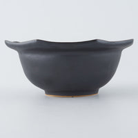 暮縞　ドットシリーズ　八角ドットリムボウル　黒