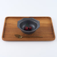 暮縞　ドットシリーズ　八角ドットリムボウル　黒