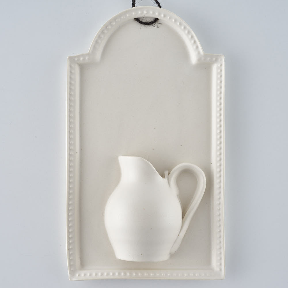 暮縞　ドットシリーズ　ドットアーチWall Vase　白