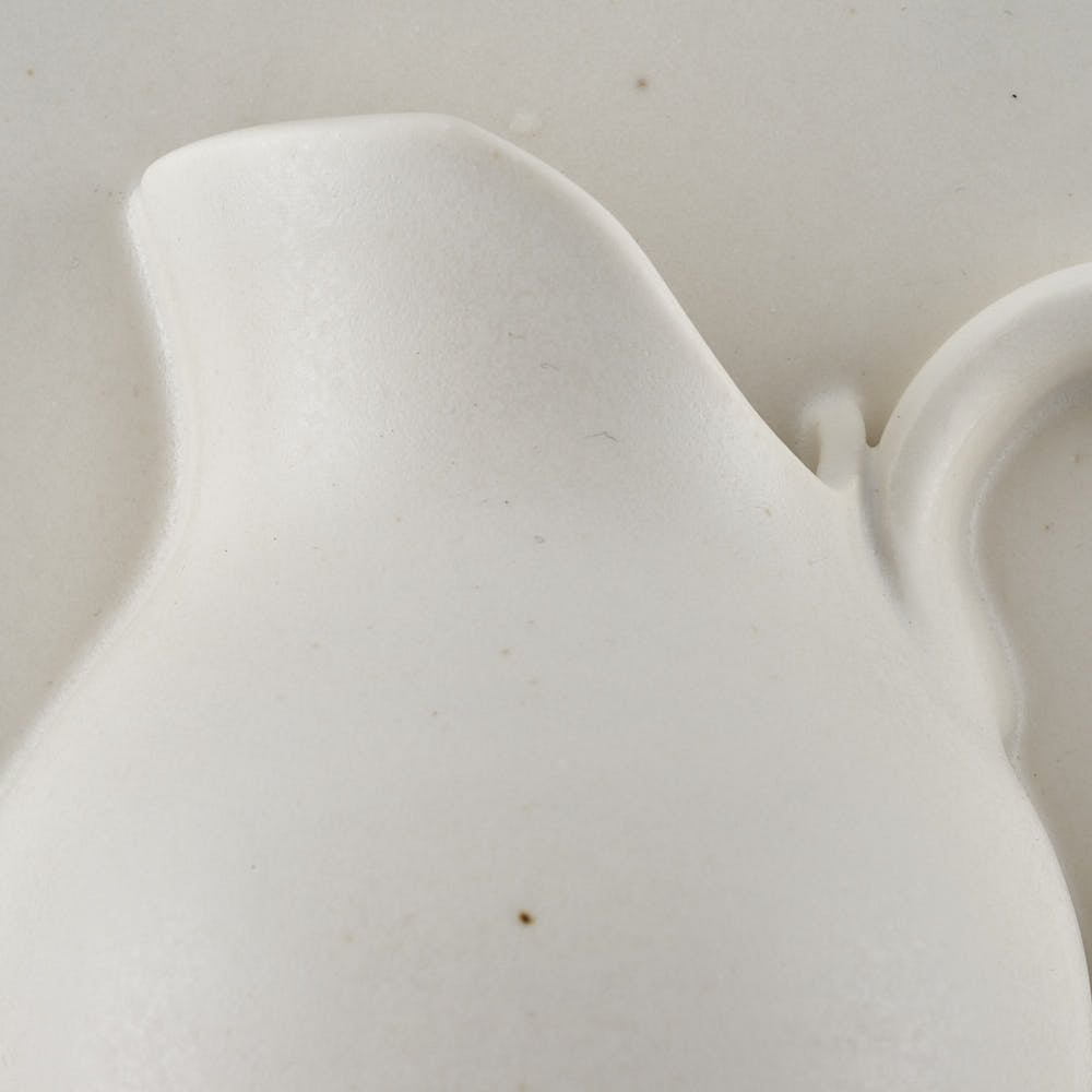 暮縞　ドットシリーズ　ドットアーチWall Vase　白