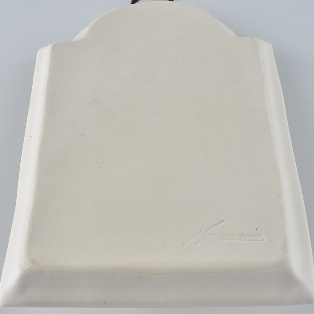 暮縞　ドットシリーズ　ドットアーチWall Vase　白