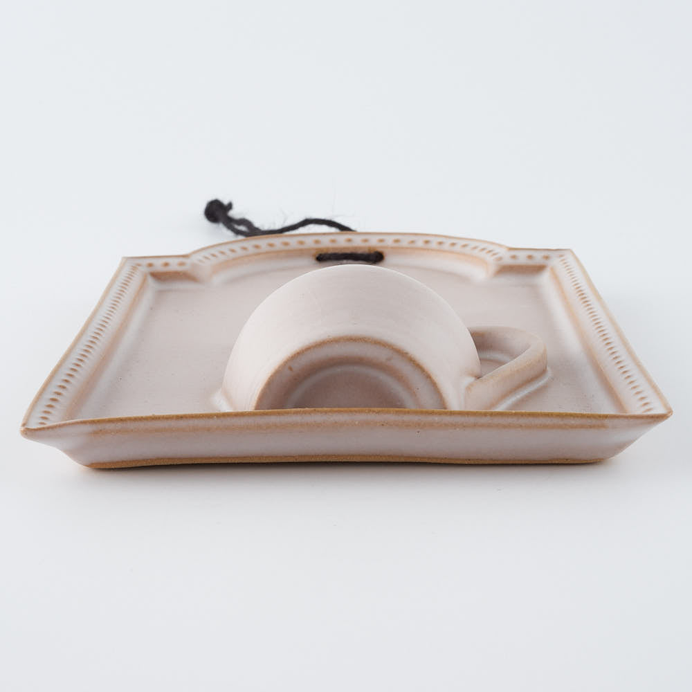 暮縞　ドットシリーズ　ドットアーチWall Vase　ライトグレー