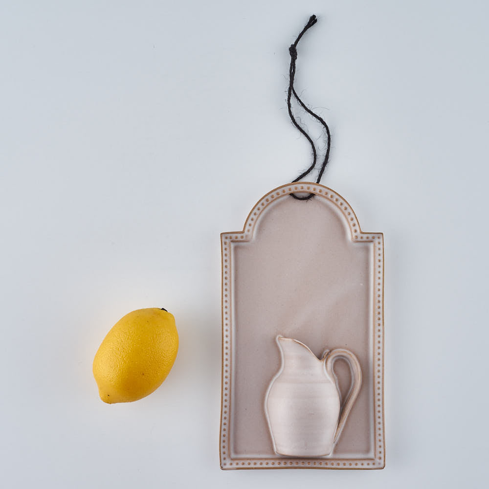 暮縞　ドットシリーズ　ドットアーチWall Vase　ライトグレー