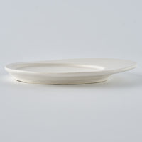 暮縞　白月シリーズ　シン白月皿S　白