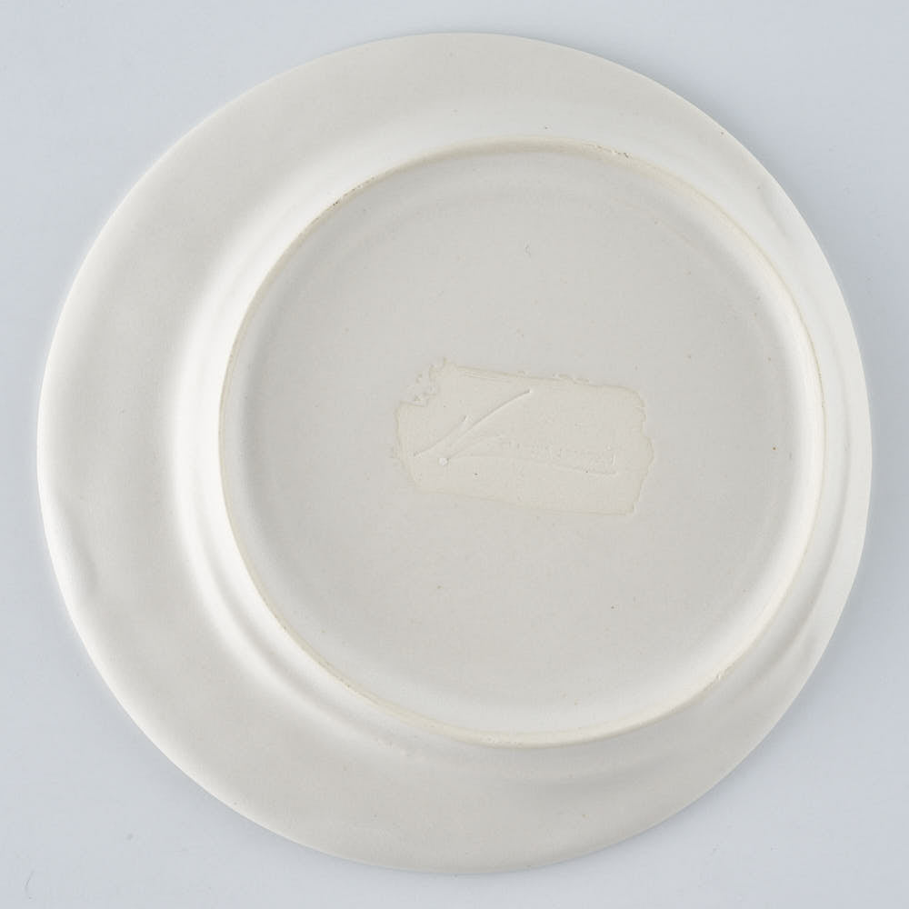 暮縞　白月シリーズ　シン白月皿S　白