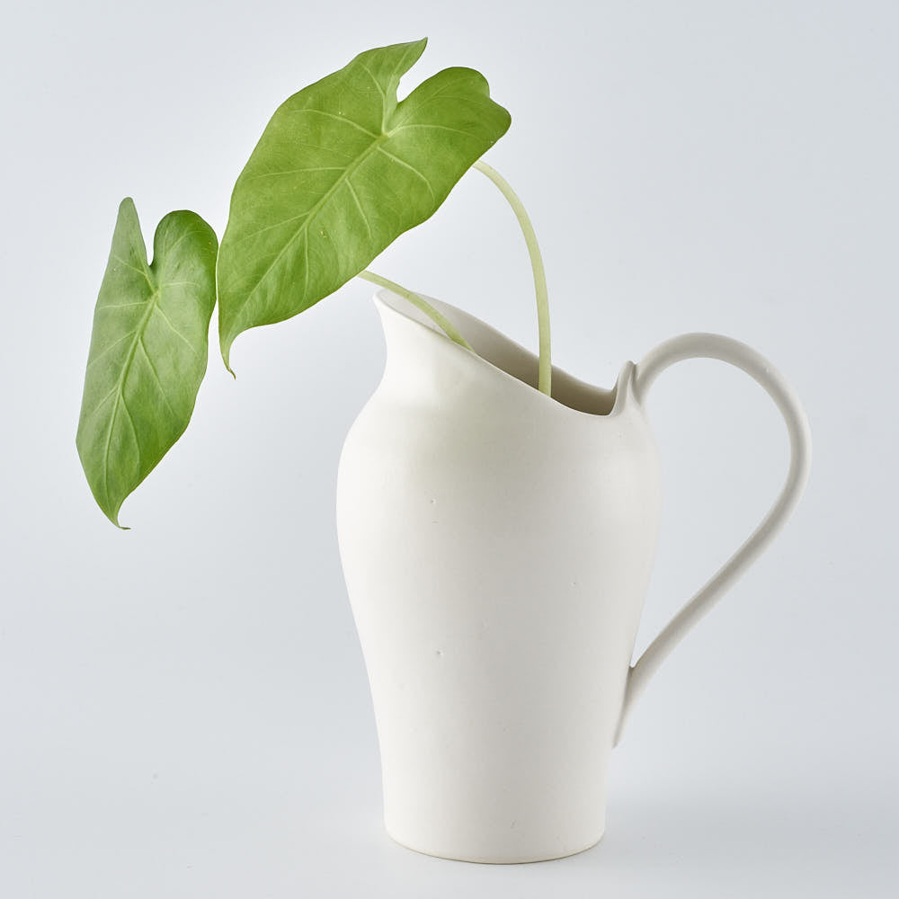 暮縞　水差し花器シリーズ　水差し花器　白