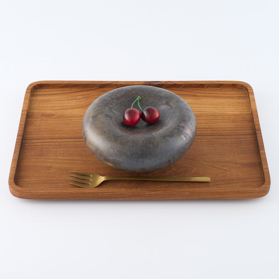 作家 鈴木潤吾 オクトゴナルプレート6寸 山桜 ¥7,920 大人の焼き物