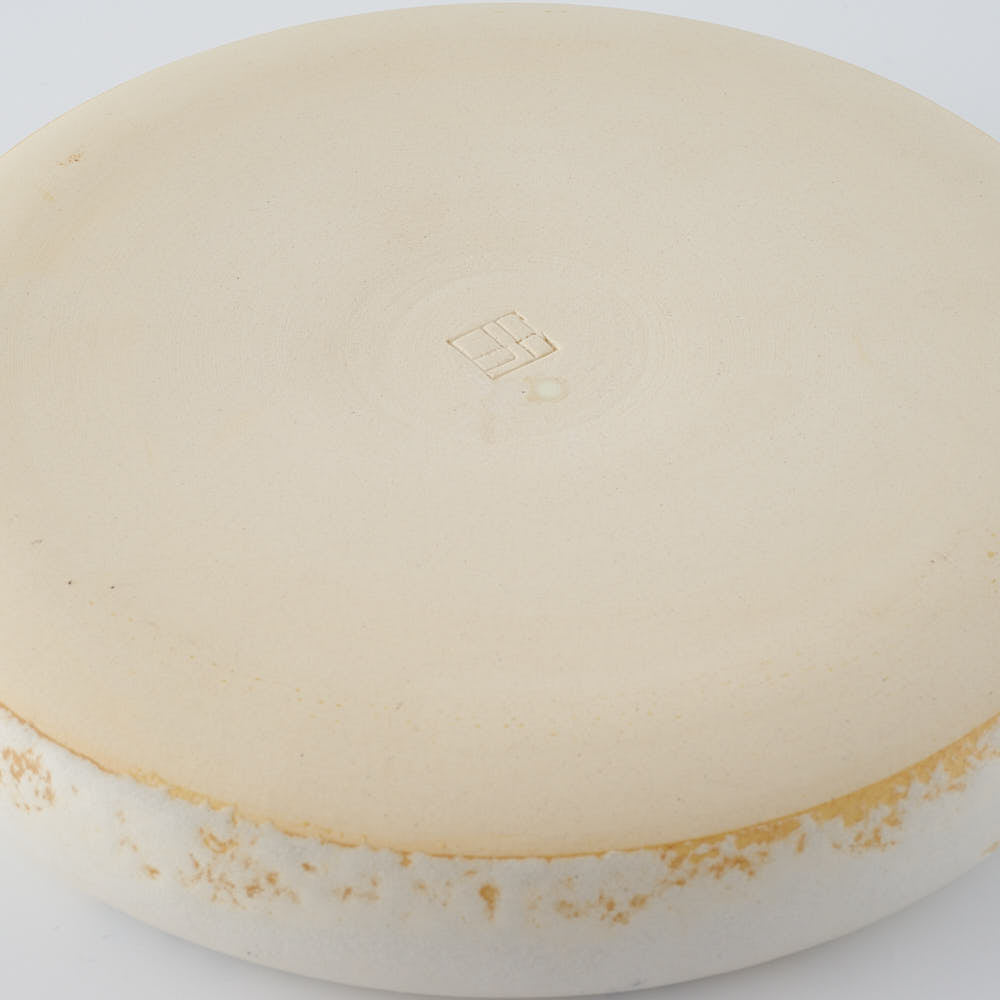 作家　堀有一郎　U-TU-RO PLATE　ボタニカルネイビー 作家　堀有一郎 陶磁器作家もの