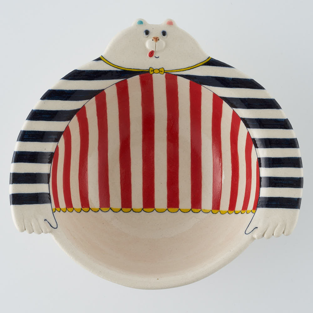 作家　島田文　クマボウル　ストライプ　A