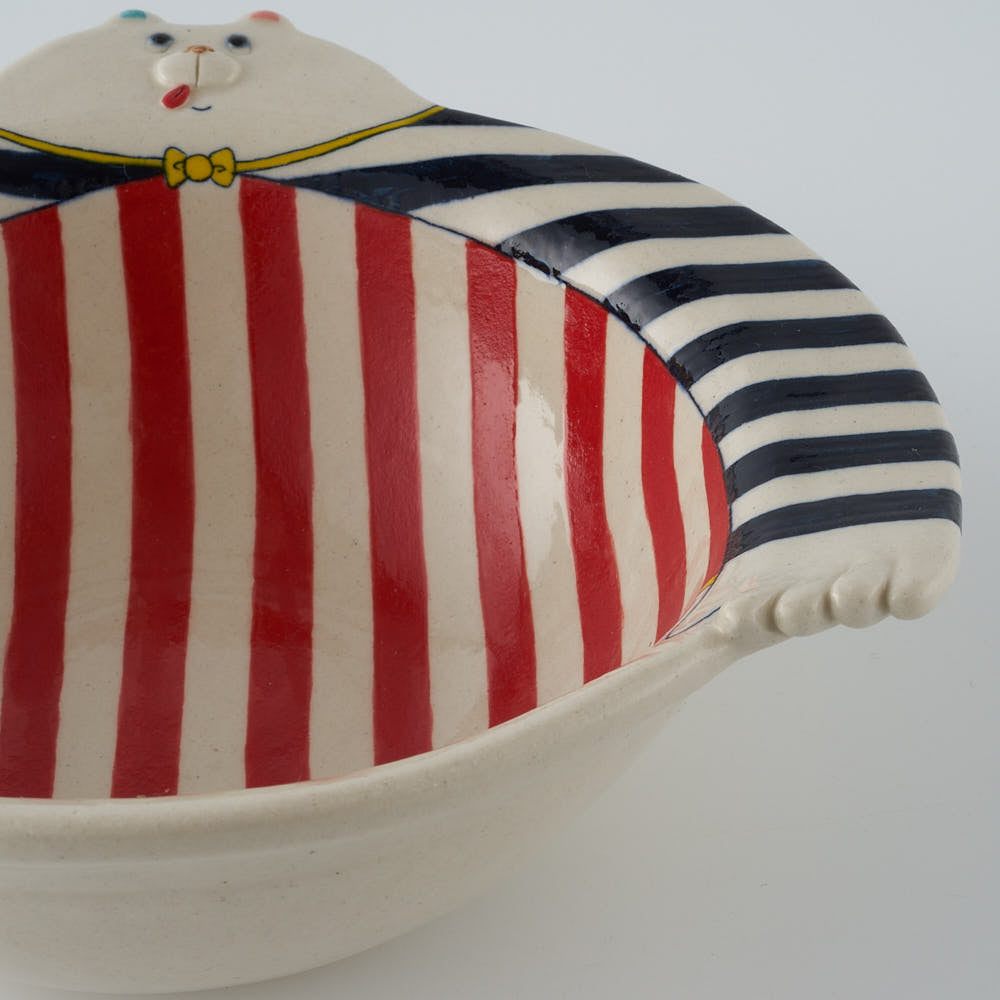 作家　島田文　クマボウル　ストライプ　A