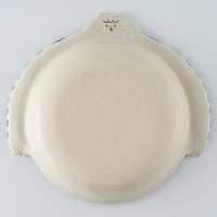 作家　島田文　クマ皿　ストライプ　C