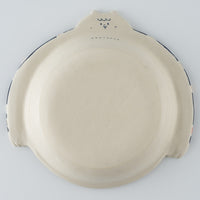 作家　島田文　クマ皿　花柄　C