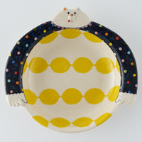 作家　島田文　クマ皿　レモン　C