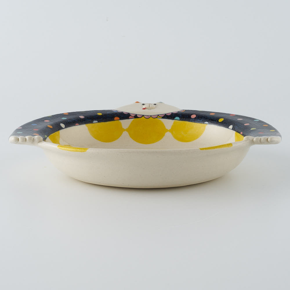 作家　島田文　クマ皿　レモン　C