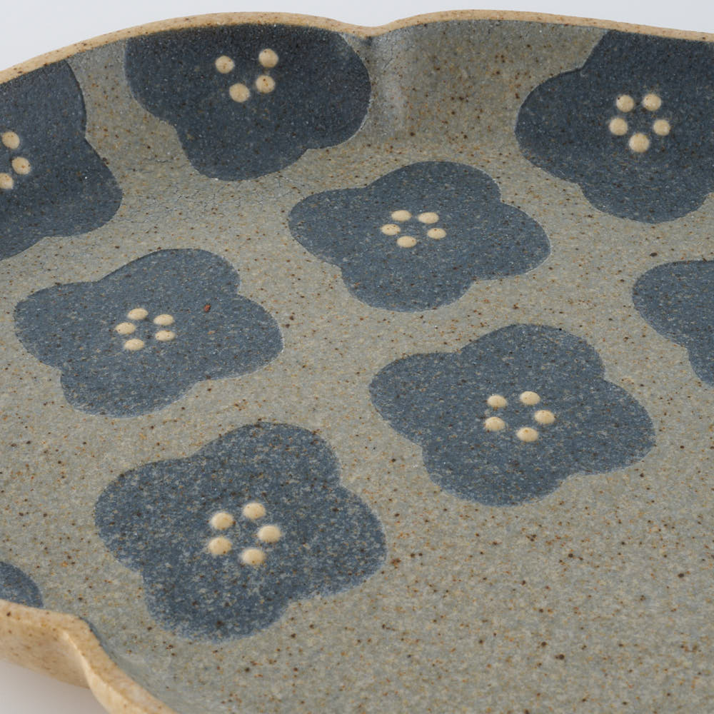 作家　田中遼馬　長よつは皿/花とペンギン/重ねブルー 苔色工房 陶磁器作家もの