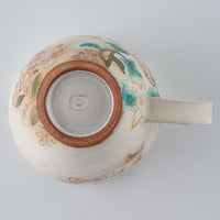 うつつ窯　作家　稲積佳谷　夢窓華　マグカップ　ピンク