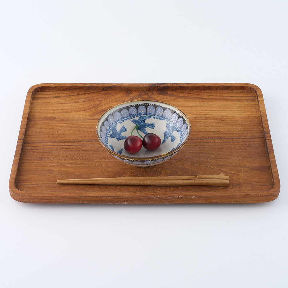 作家　樋口早苗　ご飯茶碗