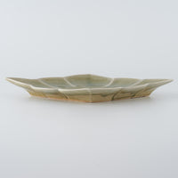 作家　宮田竜司　灰釉　菱形皿（中）