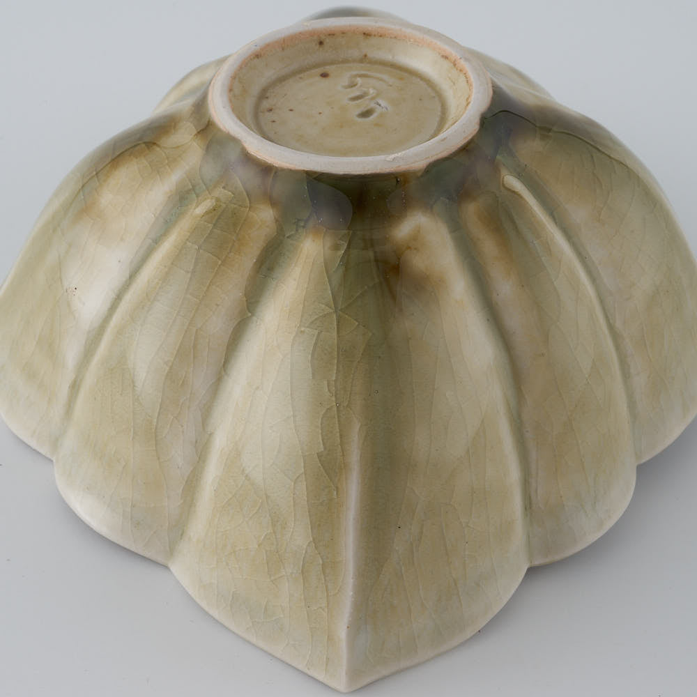 作家　宮田竜司　灰釉　菱形鉢（小） 作家　宮田竜司 陶磁器作家もの