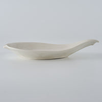 作家　宮田竜司　白磁　蓮花皿 作家　宮田竜司 陶磁器作家もの