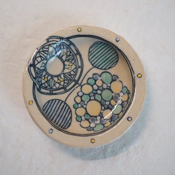 作家　加藤喜道　小皿　8.5　A