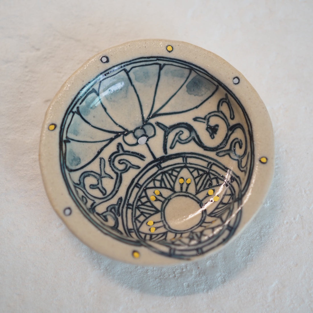 作家　加藤喜道　小皿　8.5　B