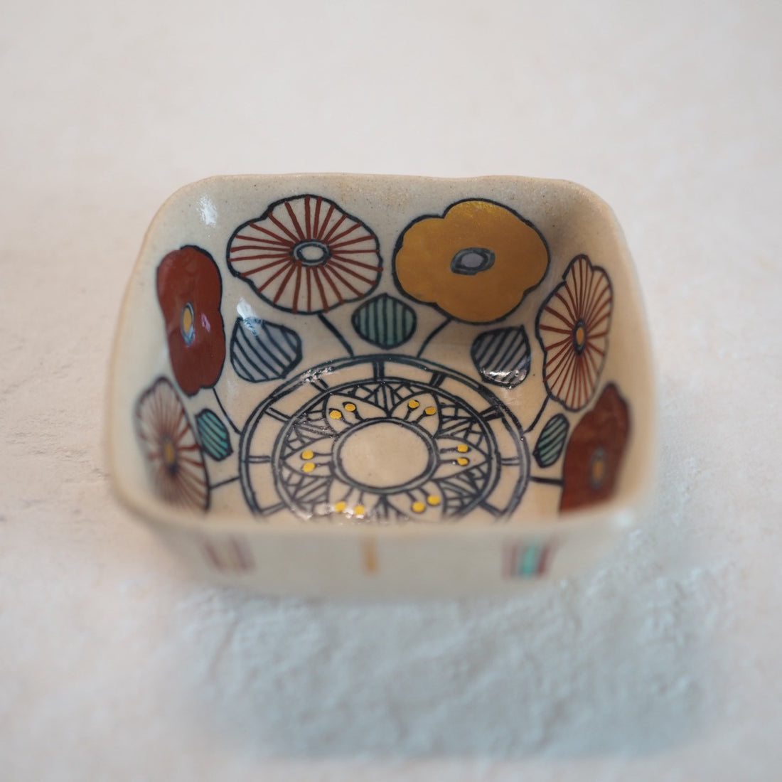 作家　加藤喜道　▢小鉢　7.8×7.8　D