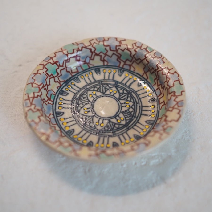 作家　加藤喜道　小皿　8.5　D