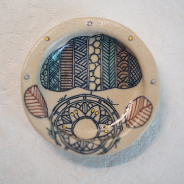 作家　加藤喜道　小皿　8.5　E