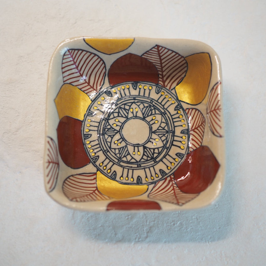 作家　加藤喜道　▢小鉢　11.5×11.5　F