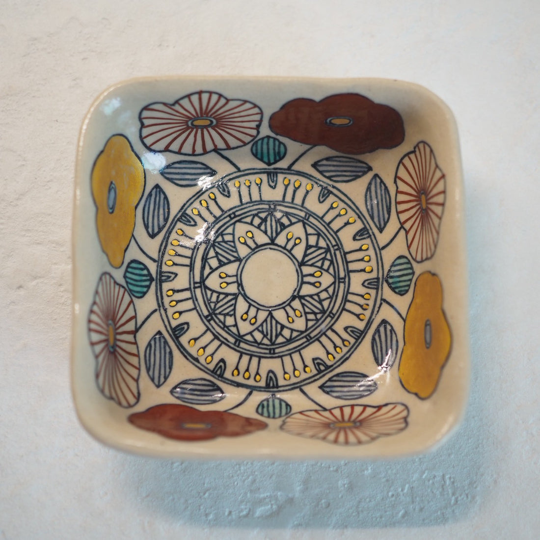 作家　加藤喜道　▢小鉢　11.5×11.5　I