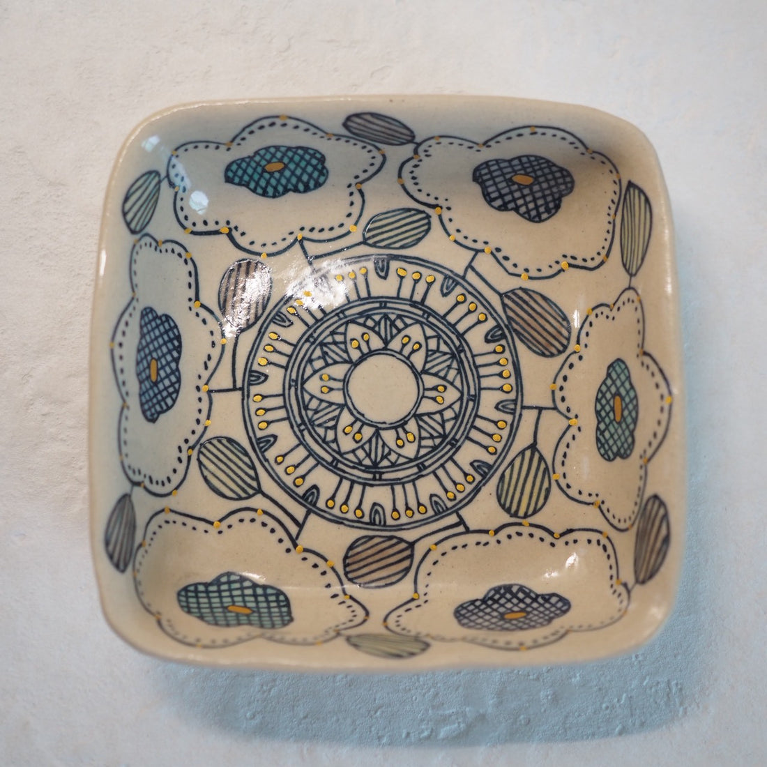 作家　加藤喜道　▢小鉢　14×14　Q