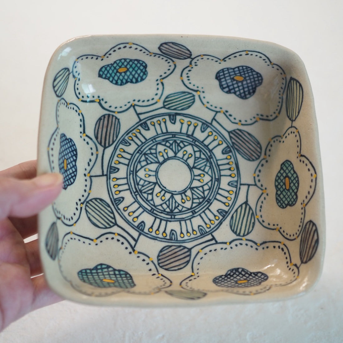 作家　加藤喜道　▢小鉢　14×14　Q