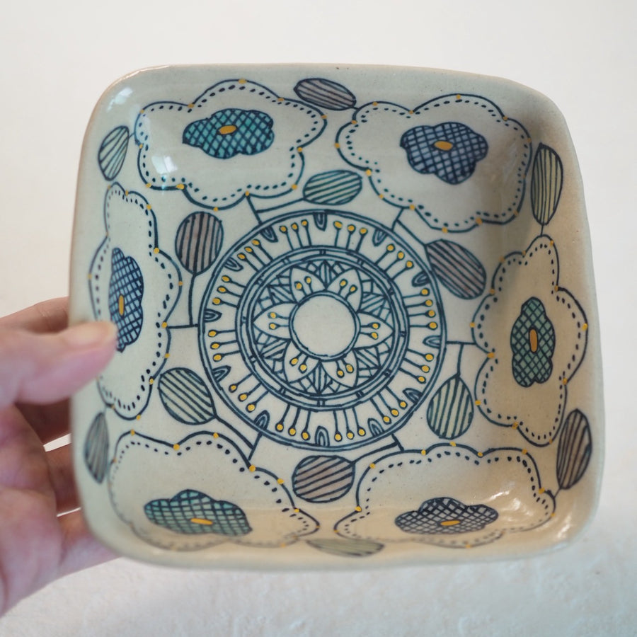 作家　加藤喜道　▢小鉢　14×14　Q