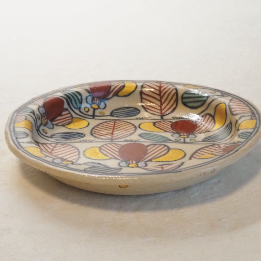 作家　加藤喜道　小皿　11.5　G