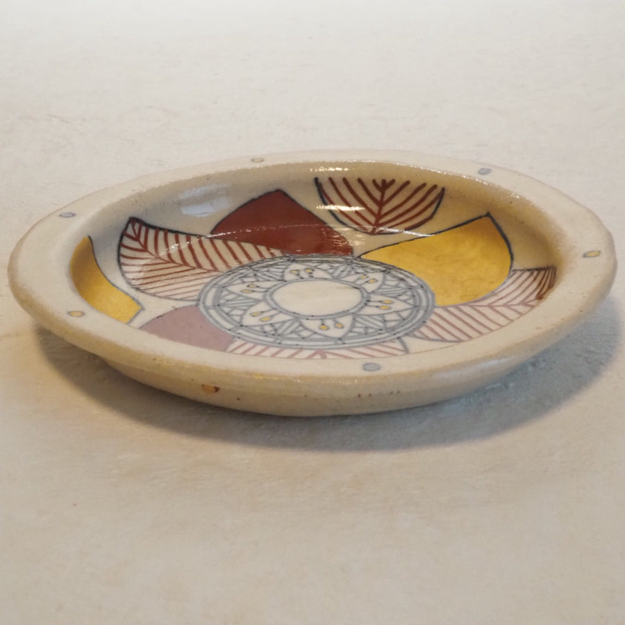 作家　加藤喜道　小皿　11.5　J