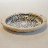 作家　加藤喜道　小皿　11.5　K