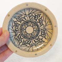 作家　加藤喜道　小皿　11.5　K