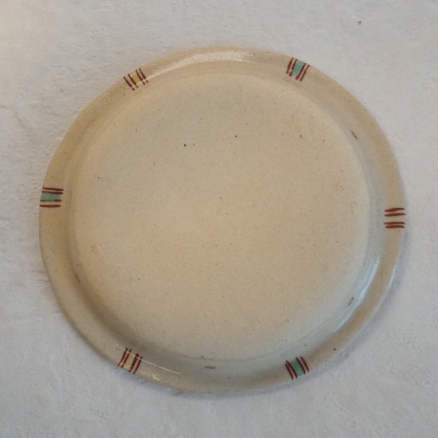 作家　加藤喜道　小皿　11.5　Ｏ