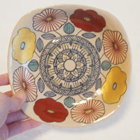 作家　加藤喜道　plate　16.5×16.5　M