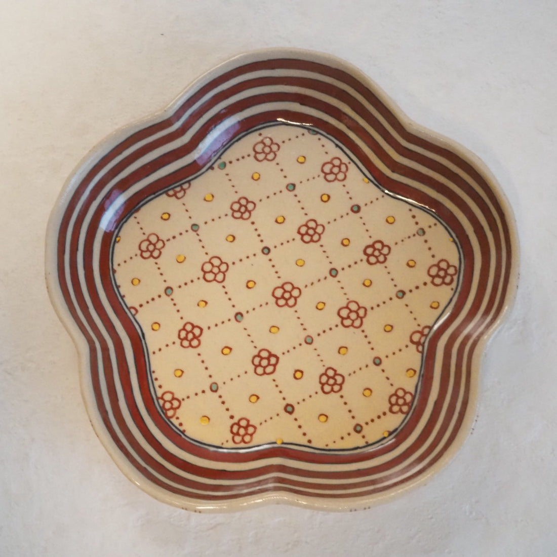 作家　加藤喜道　bowl　花　L