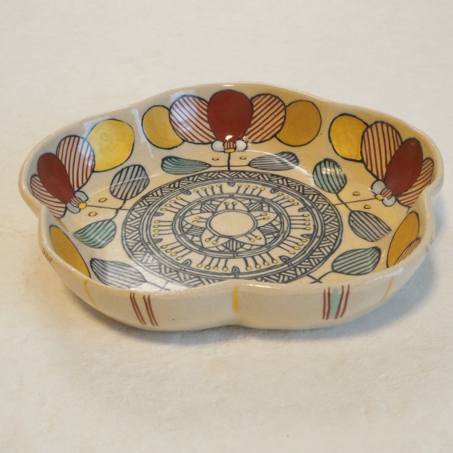 作家　加藤喜道　bowl　花　M