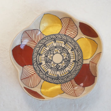 作家　加藤喜道　bowl　花　Ｎ