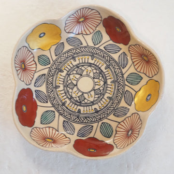 作家　加藤喜道　bowl　花　P